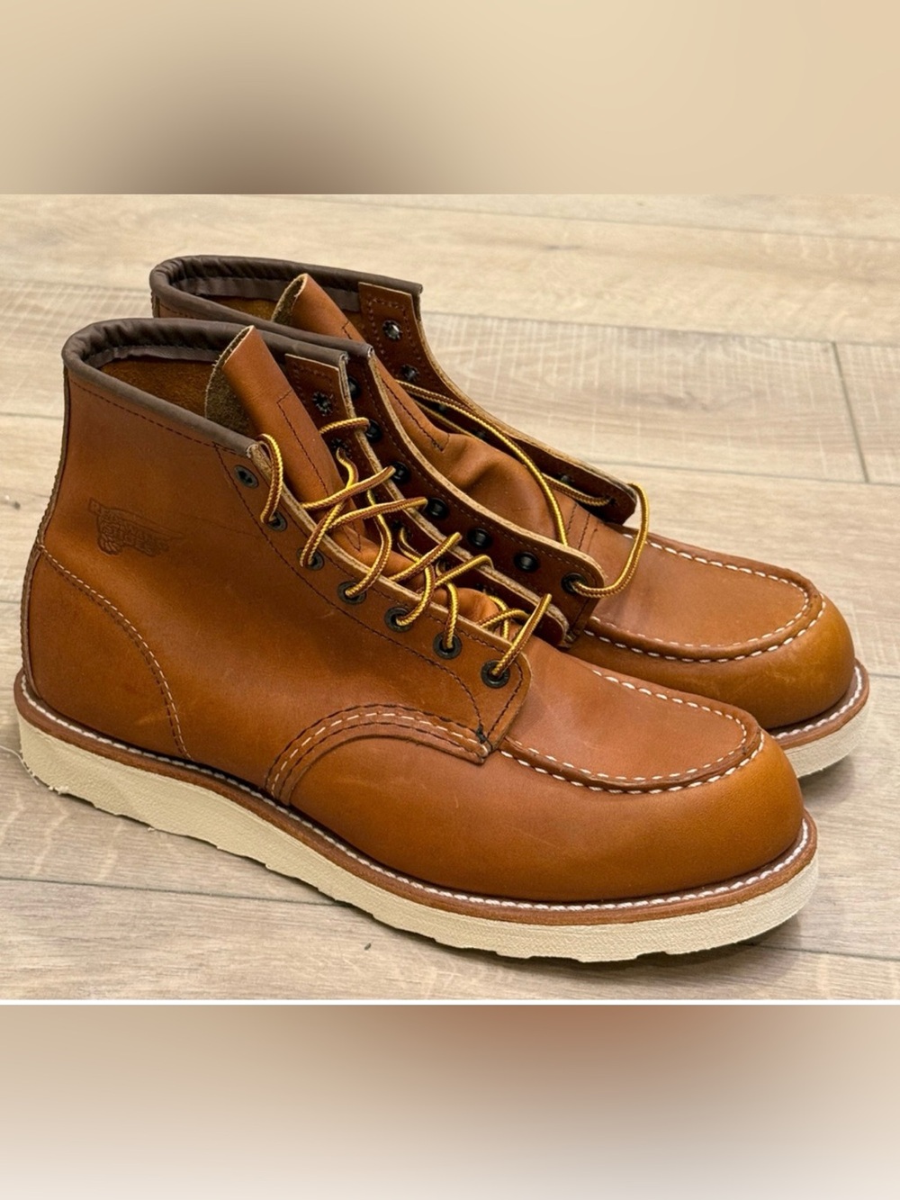 NEW RED WING 10875 TRACTION TRED MOC TOE 6-INCH SOFT TOE BOOTS SZ 10 D